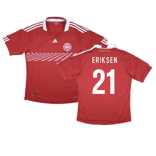 2010-2011 Denmark Home Shirt (Eriksen 21)