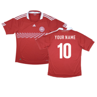 2010-2011 Denmark Home Shirt (Your Name)