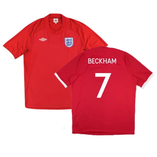 2010-2011 England Away Shirt (BECKHAM 7)