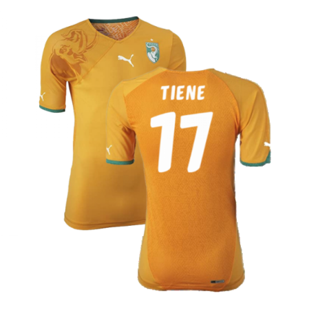 2010-2011 Ivory Coast Authentic Home Shirt (TIENE 17)