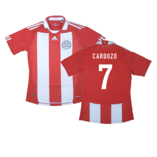 2010-2011 Paraguay Home Shirt (Cardozo 7)