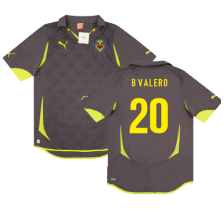 2010-2011 Villarreal Away Shirt (B Valero 20)