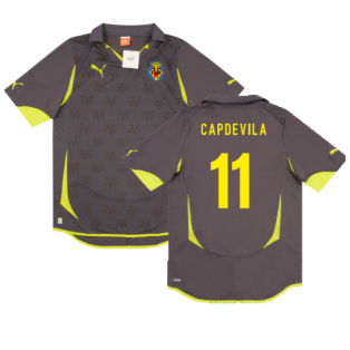2010-2011 Villarreal Away Shirt (Capdevila 11)