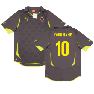 2010-2011 Villarreal Away Shirt (Your Name)