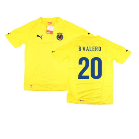 2010-2011 Villarreal Home Shirt (B Valero 20)