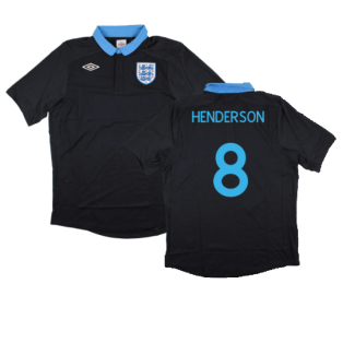 2011-2012 England Away Shirt (Henderson 8)