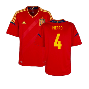 2012-2013 Spain Home Shirt (HIERRO 4)