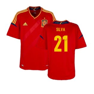 2012-2013 Spain Home Shirt (Silva 21)