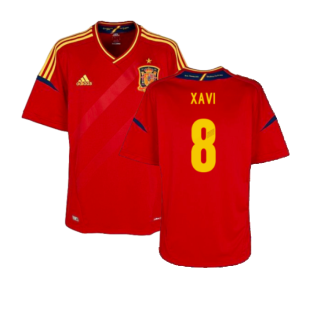 2012-2013 Spain Home Shirt (Xavi 8)