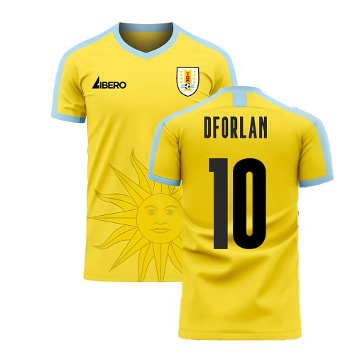 Uruguay 2025-2026 Away Concept Football Kit (Libero) (D FORLAN 10)