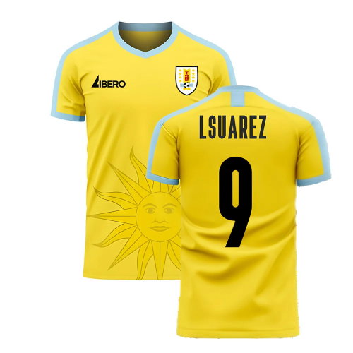 Uruguay 2025-2026 Away Concept Football Kit (Libero) (L SUAREZ 9)