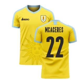 Uruguay 2023-2024 Away Concept Football Kit (Libero) (M CACERES 22)