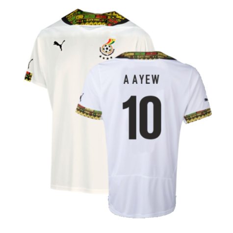 2014-2015 Ghana Home Shirt (A AYEW 10)