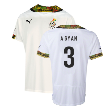 2014-2015 Ghana Home Shirt (A GYAN 3)