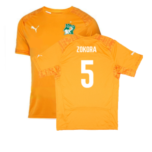 2014-2015 Ivory Coast Home Shirt (Zokora 5)
