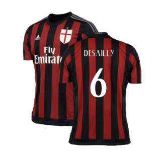 2015-2016 AC Milan Home Shirt (Desailly 6)