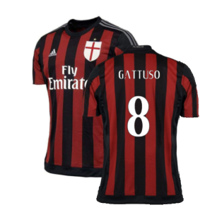 2015-2016 AC Milan Home Shirt (Gattuso 8)