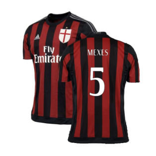2015-2016 AC Milan Home Shirt (Mexes 5)