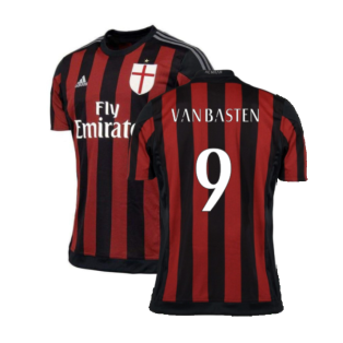 2015-2016 AC Milan Home Shirt (Van Basten 9)