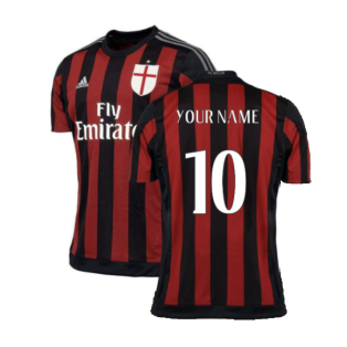 2015-2016 AC Milan Home Shirt (Your Name)