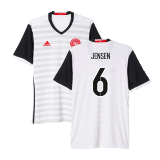 2015-2016 Denmark Away Shirt (Jensen 6)