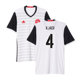 2015-2016 Denmark Away Shirt (Kjaer 4)
