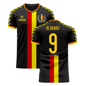 Belgium 2023-2024 Away Concept Football Kit (Viper) (R LUKAKU 9)