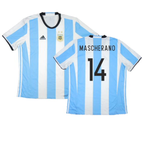 2016-2017 Argentina Home Shirt (Mascherano 14)