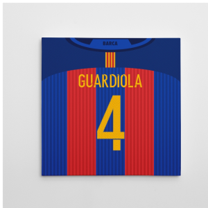 2016-2017 Barcelona Canvas Print (Guardiola 4)