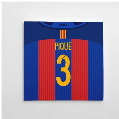 2016-2017 Barcelona Canvas Print (Pique 3)