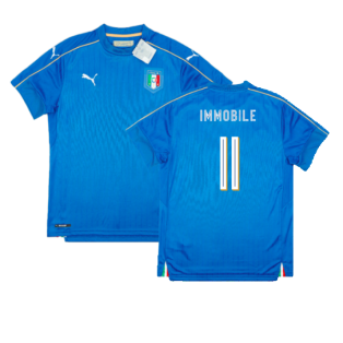 2016-2017 Italy Home Shirt (Immobile 11)