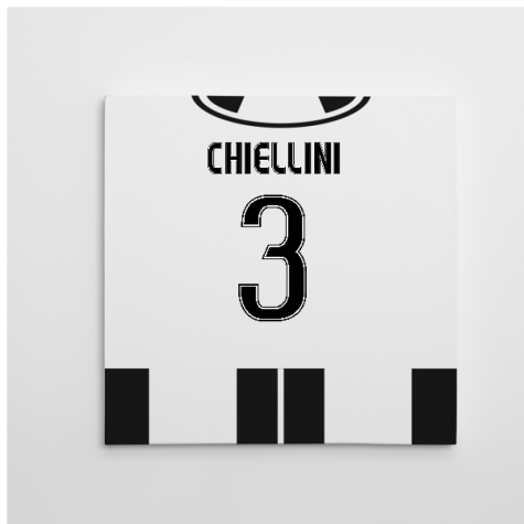 2016-2017 Juventus Canvas Print (Chiellini 3)