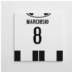 2016-2017 Juventus Canvas Print (Marchisio 8)