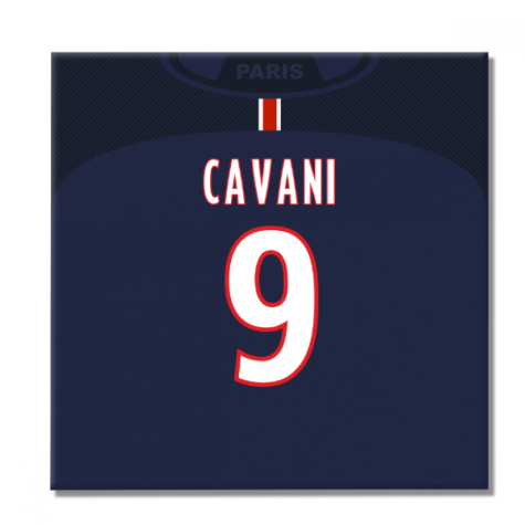 2016-2017 PSG Canvas Print (Cavani 9)