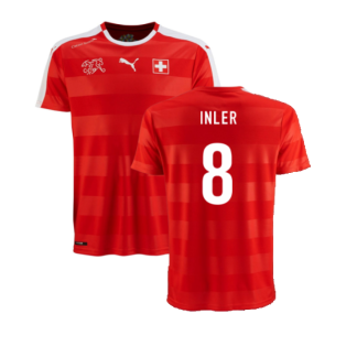 2016-2017 Switzerland Home Shirt (Inler 8)