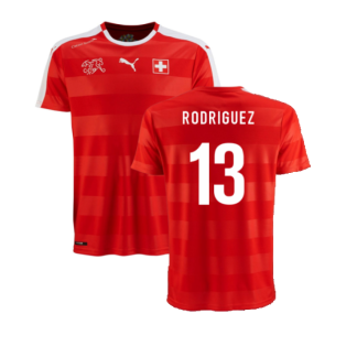 2016-2017 Switzerland Home Shirt (Rodriguez 13)