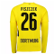 2017-18 Borussia Dortmund Long Sleeve Home Shirt (Piszczek 26)