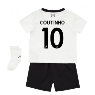 2017-18 Liverpool Away Baby Kit (Coutinho 10)