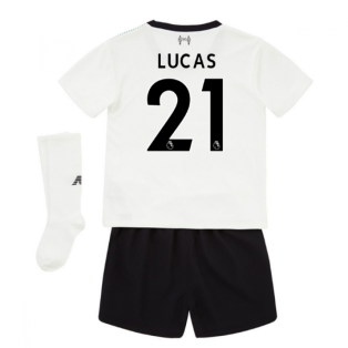 2017-18 Liverpool Away Mini Kit (Lucas 21)