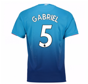 2017-2018 Arsenal Away Shirt (Gabriel 5)