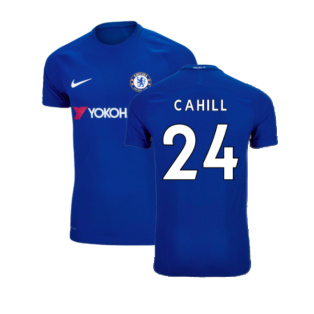 2017-2018 Chelsea Home Shirt (Cahill 24)