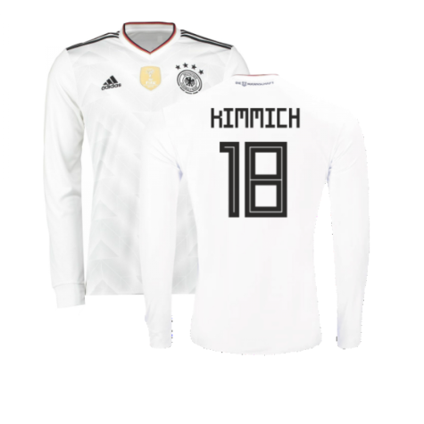 2017-2018 Germany Long Sleeve Home Shirt (Kimmich 18)