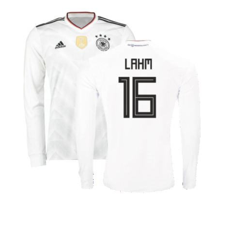 2017-2018 Germany Long Sleeve Home Shirt (Lahm 16)