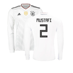 2017-2018 Germany Long Sleeve Home Shirt (Mustafi 2)
