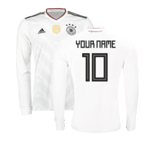 2017-2018 Germany Long Sleeve Home Shirt (Your Name)