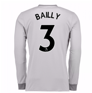 2017-2018 Man United Long Sleeve Third Shirt (Bailly 3)