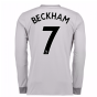 2017-2018 Man United Long Sleeve Third Shirt (Beckham 7)