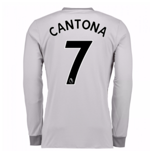 2017-2018 Man United Long Sleeve Third Shirt (Cantona 7)