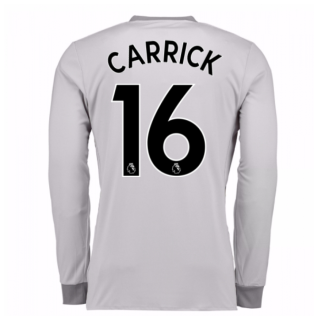 2017-2018 Man United Long Sleeve Third Shirt (Carrick 16)