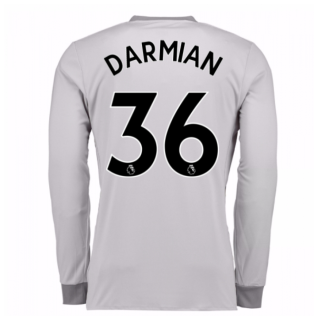 2017-2018 Man United Long Sleeve Third Shirt (Darmian 36)